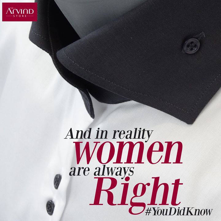 #DidYouKnow Shirt buttons are on the right for men, and left for women.