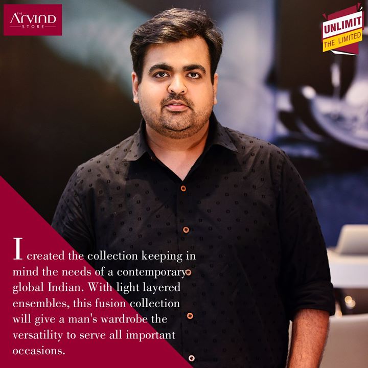 Wondering what brought Arvind’s signature luxurious fabrics & Kunal Anil Tanna’s intricate aesthetics together? Let’s hear it from the man himself – Kunal Anil Tanna