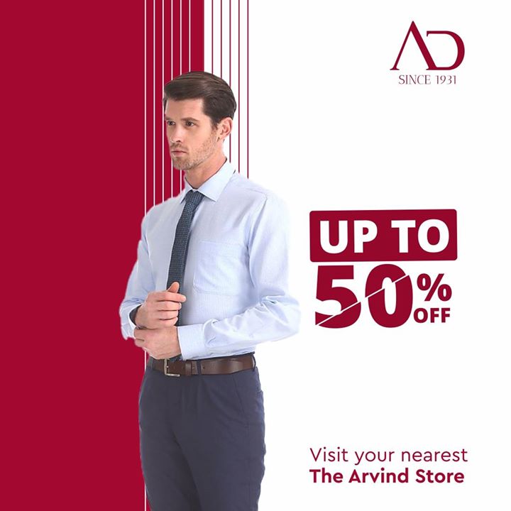 From trousers to blazers, we have it all. Visit your nearest The Arvind Store and grab the best deals today. 
.
.
#menstrend #flatlayoftheday #menswearclothing #guystyle #gentlemenfashion #premiumclothing #mensclothes #everydaymadewell #smartcasual #fashioninstagram #dressforsuccess #itsaboutdetail #whowhatwearing #thearvindstore #classicmenswear #mensfashion #malestyle #authentic #arvind #menswear #EndOfSeasonSale #SaleOn #upto50percentoff #discounts #flashsale #dealon #saleanddiscounts #saleatarvind