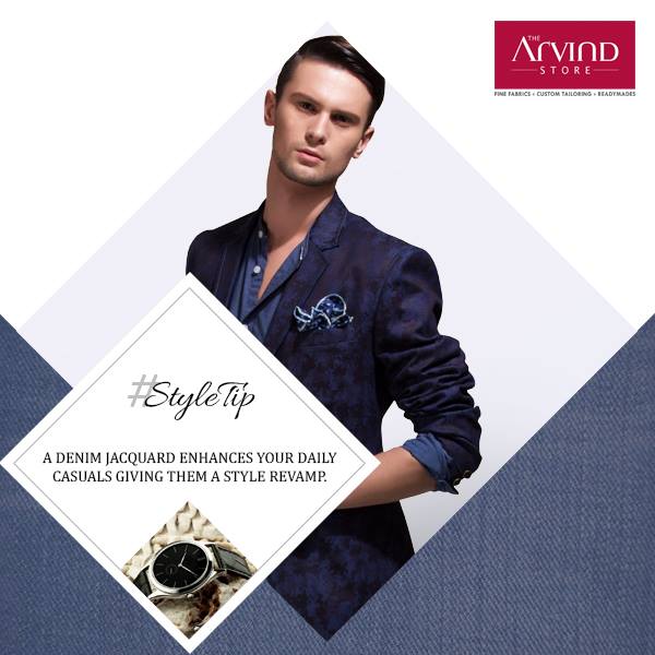 Casuals are good for almost every occasion. A smart jacket gives that perfect style uplift.
#StyleTip