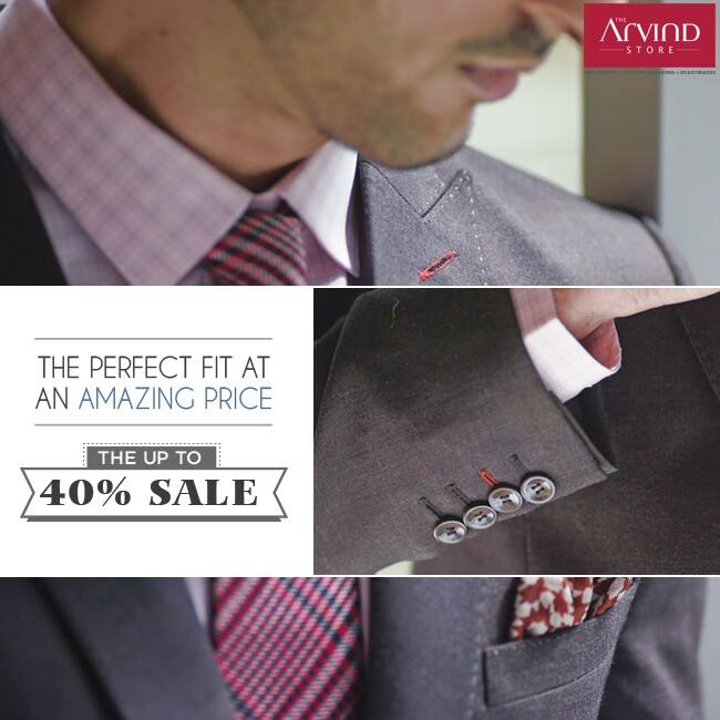 Step into a world of fine tailored clothing, now at an unbelievable price. Arvind’s end of season sale is here to amaze you with brands Arrow, U.S Polo Assn. & Flying Machine.

Visit your nearest store: http://bit.ly/TAS_Locator