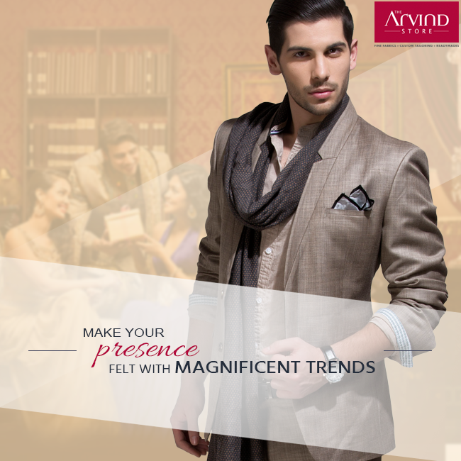 Visiting your friends and family is always special, but this festival enriches its essence. Let your fashion carry the festive spirit with this majestic attire and leave your mark.
Step into the The Arvind Store for style that suits.
 
Click Here:  http://bit.ly/TAS_Locator