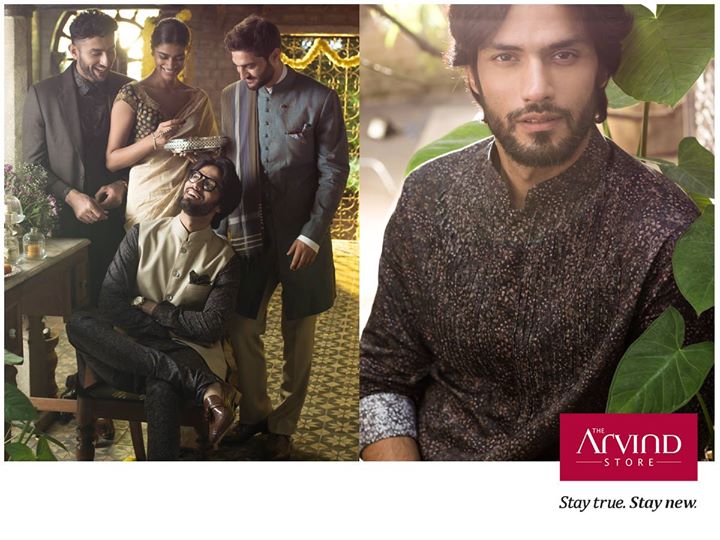 Trendsetter.Tradition keeper.
#StayTrueStayNew

Visit your nearest The Arvind Store to check out our exclusive festive collection: http://bit.ly/TAS_Locator

#TheArvindStore #FestiveCollection2016
#MensFashion