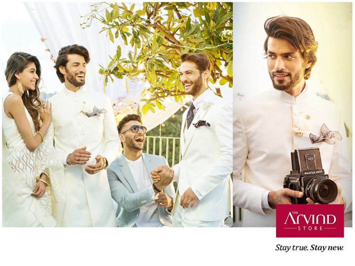 Lives in the moment. Treasures Memories.
 #StayTrueStayNew #FestiveCollection2016

Visit your nearest The Arvind Store to check out the exclusive festive collection: http://bit.ly/TAS_Locator