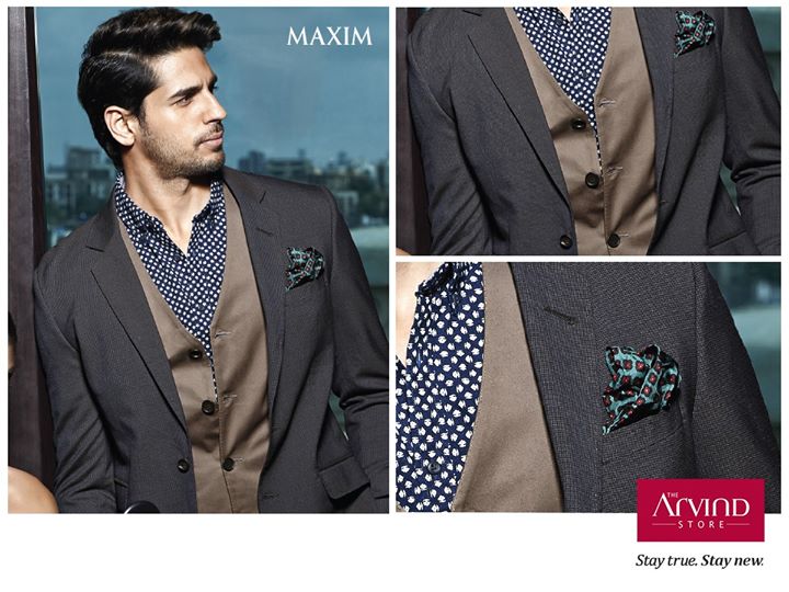 In one of the Maxim shoots, Sidharth Malhotra made a style statement that will be followed for years. 
This wool-blend checkered Chambray with a cotton satin trouser beats all fashion trends. Own this look at The Arvind Store. 

Visit us today: http://bit.ly/TAS_Locator
#GetTheLook #StayTrueStayNew