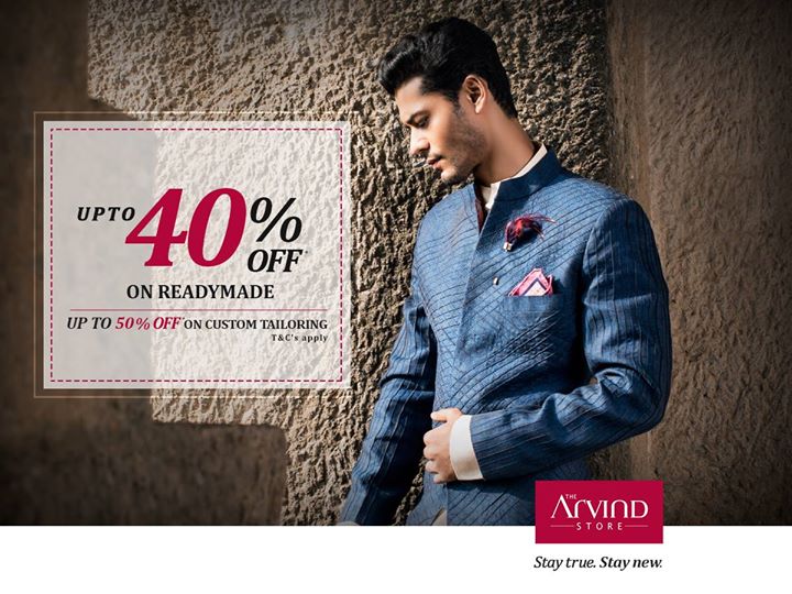 Uplift your weekday spirit with this exciting offer from The Arvind Store! Offer ends this weekend! Only valid before this weekend!

T&C's: http://bit.ly/EOSSTAS 
#StayTruestayNew #TheArvindStore