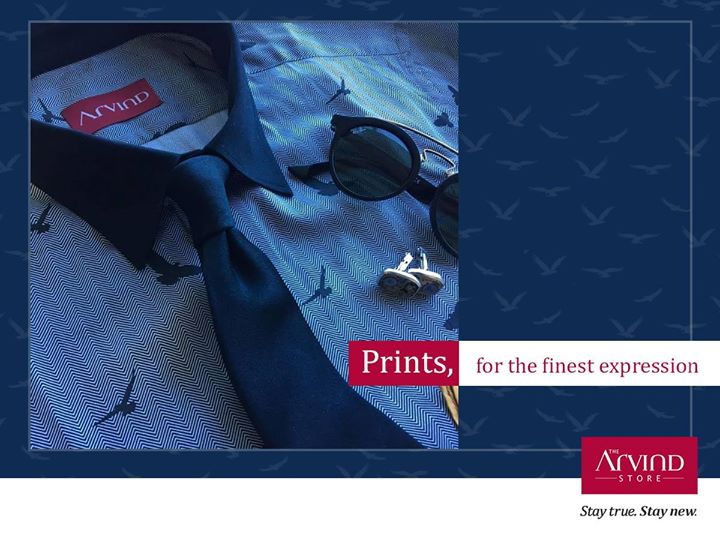 If you are looking to exhibit your style, prints can take it to a whole new level.
Visit The Arvind Store today: bit.ly/TAS_Locator
#StayTrueStayNew