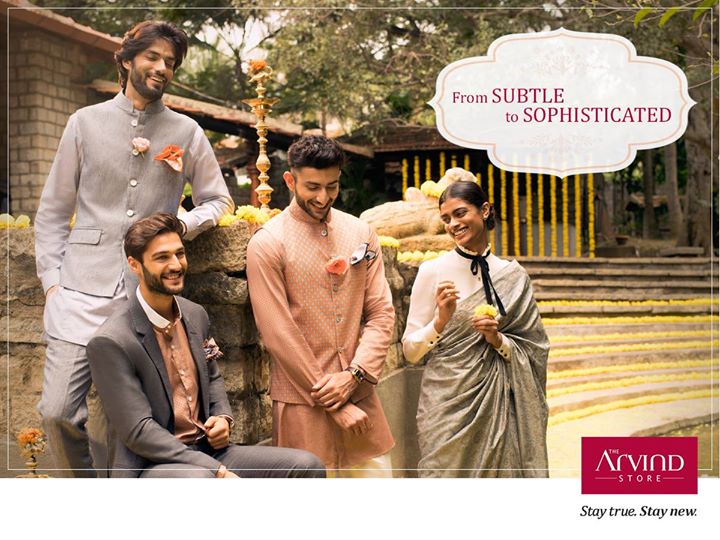 Pull out all stops for your wedding appearance. Don anything from an elegant kurta to a classy suit. Tell us which one would you go for?
Visit: bit.ly/TAS_Locator
#StayTrueStayNew