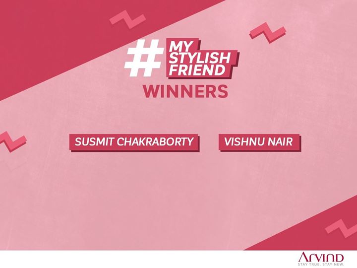 Big round of applause for the winners. #MyStylishFriends