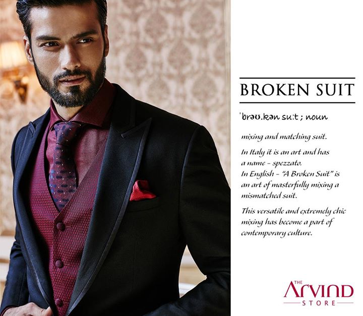The key feature of Broken Suit is that it allows you to break the rules of traditional fashion. Combine colours and pattern with more freedom and stay ahead in style.