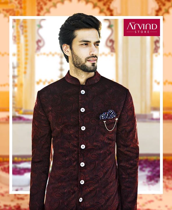 Embrace the spirit of an exuberant celebration and look refined by donning this outfit from our latest Ceremonial Collection. Visit our stores today - bit.ly/TASStoreLocator