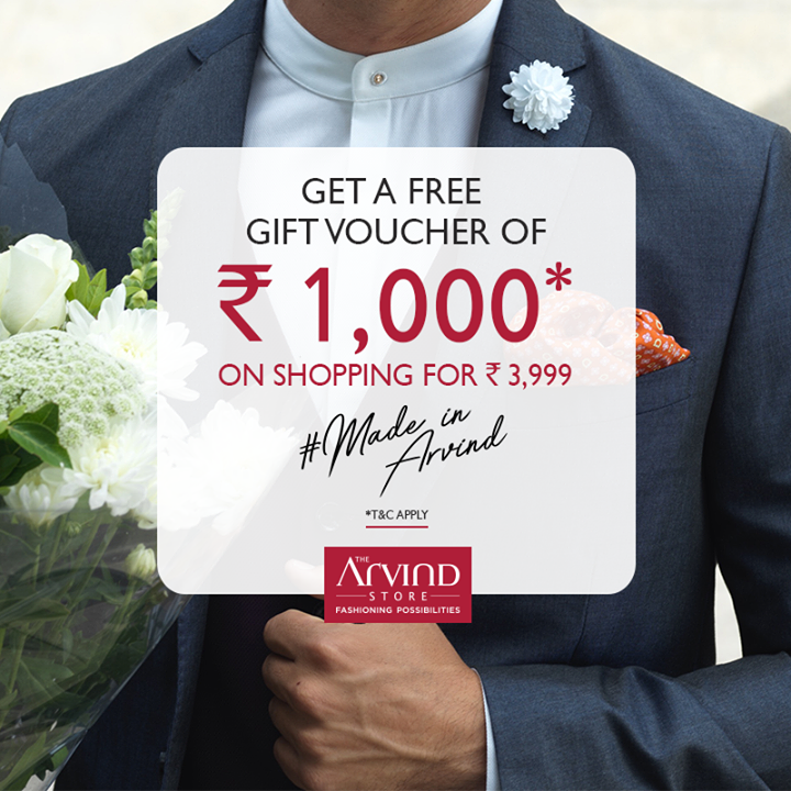 Why to go places in order to get the ideal summer look? Shop from our #ReadyToWear collection worth Rs. 3999* & get a gift voucher of Rs. 1000. Redeem now: https://bit.ly/2wPLbtJ