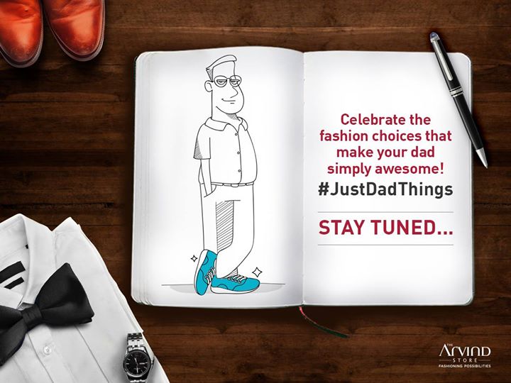 #ContestAlert 
Crazy or stylish, quirky or trying to match his favourite films star’s look, your dad has a unique styling formula that he swears by, doesn’t he? 
This Father’s Day, get ready as we celebrate #JustDadThings.