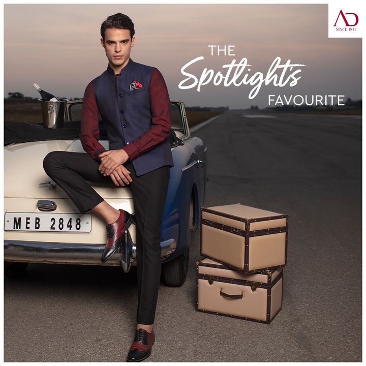 The classic navy jacket defining evening affairs. For the festive finishing touch, pair it with the maroon shirt and your confidence.
.
.
.
#ADfashion #ArvindFashion #TheArvindStore #Menswear #MensFashion #Fashion #style #comfortable #classicmenswear #texturedfabrics #eveningaffairs  #navy #jacket #trousers #patterns  #brightcolours #tailoredsuit #smartcasual #StayStylish
