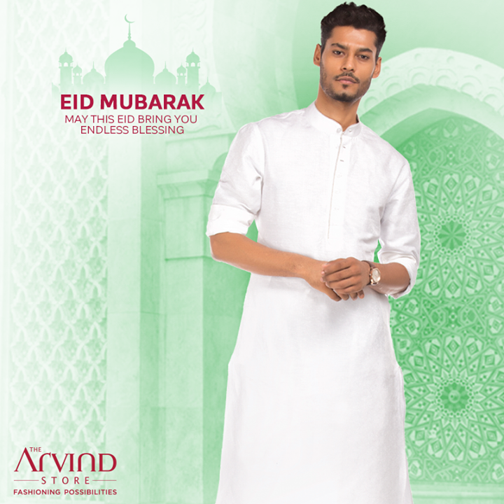 This Eid, share happiness with your friends and family; and make their lives joyful.

The Arvind wishes you all Eid Mubarak.