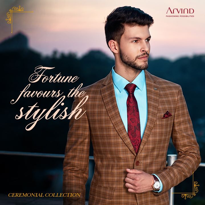 Make every moment that much richer by putting on a fine suit from Arvind's Cerimonia Collection.

#ArvindFashioningPossibilities #menswear #mensuits #menstyle