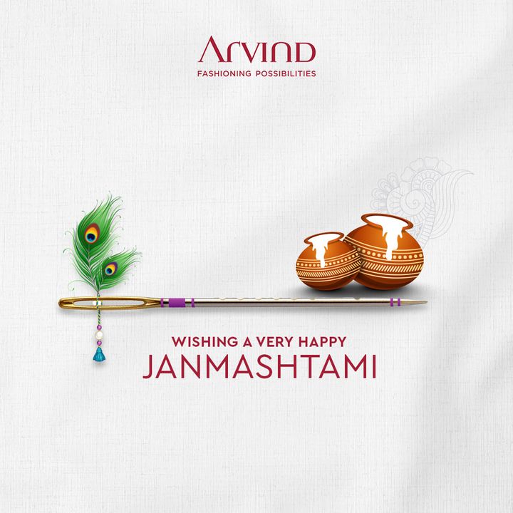 Wishing a very Happy Janmashtami

#HappyJanmashtami2021 #JanmashtamiCelebrations #DahiHandi #HappyJanmashatami #Janmashtami2021 #LordKrishna #Krishna #ShriKrishna #KrishnaJanmashtami #Arvind #ArvindMensWear #FashioningPossibilities