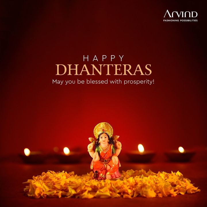 May you be blessed with prosperity!

#HappyDhanteras #FestiveWishes #Diwali #IndianFestivals #DiwaliisHere #Diwali2021 #Arvind #ArvindMensWear #FashioningPossibilities