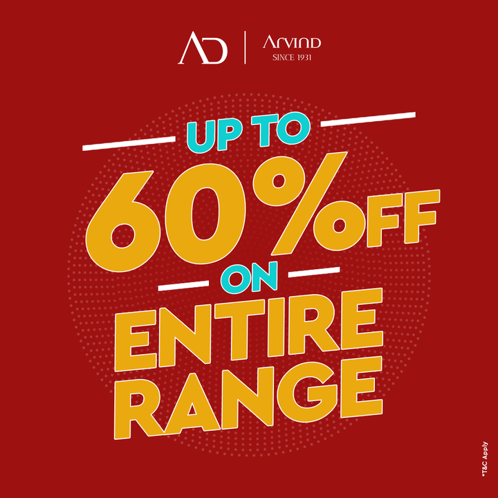 Friday is the best day of the week because it always comes with the Friday Flash Sale!

Shop Now: https://bit.ly/3mrEgyI

#Arvind #FashioningPossibilities #ADbyArvind #FridaySale #FridayFlashOffer #Sale #SpecialOffer #MensWear #ShopNow #LoveForShopping #Casuals #Formals #OfferAlert