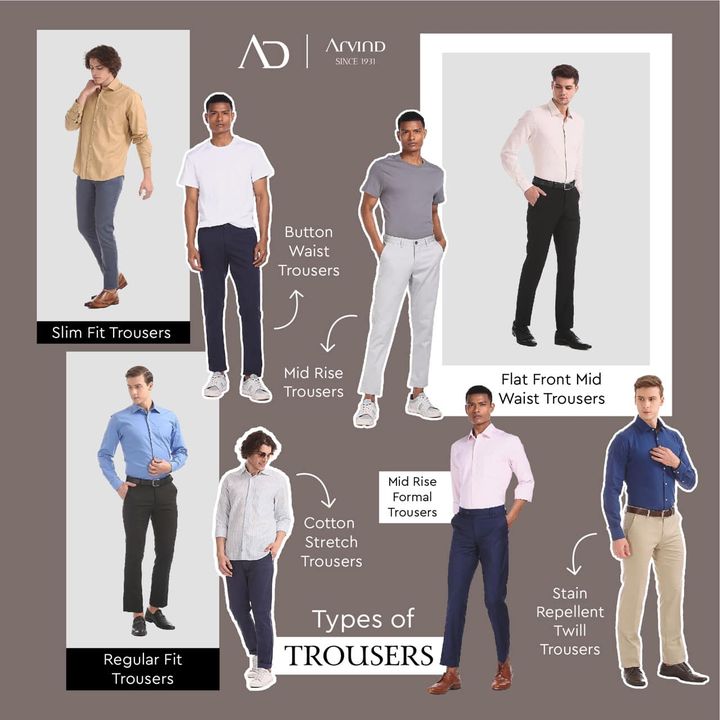 Update your wardrobe basics with our selection of men’s trousers. Great for effortless everyday dressing, choose from tailored suit trousers for the office, laidback chinos for the weekend and classic trousers in neutral shades, colours and a variety of fits.

Shop Now:
https://arvind.nnnow.com
.
.
.
.
.
.
.
.
.
.
.
.
.
#Arvind #FashioningPossibilities #Menswear
#trousers #fashion #apparel #pants #style #shirts #jeans #formalwear #casualwear #clothing #tshirts #pants #chinos #shirt #mensfashion #typesofpants #tshirt #menswear #sportswear #clothingbrand #trendingstyle #comfort #style #activewear #ootd #clothes #trousersformen #onlineshopping #fashionstyle #pantsformen