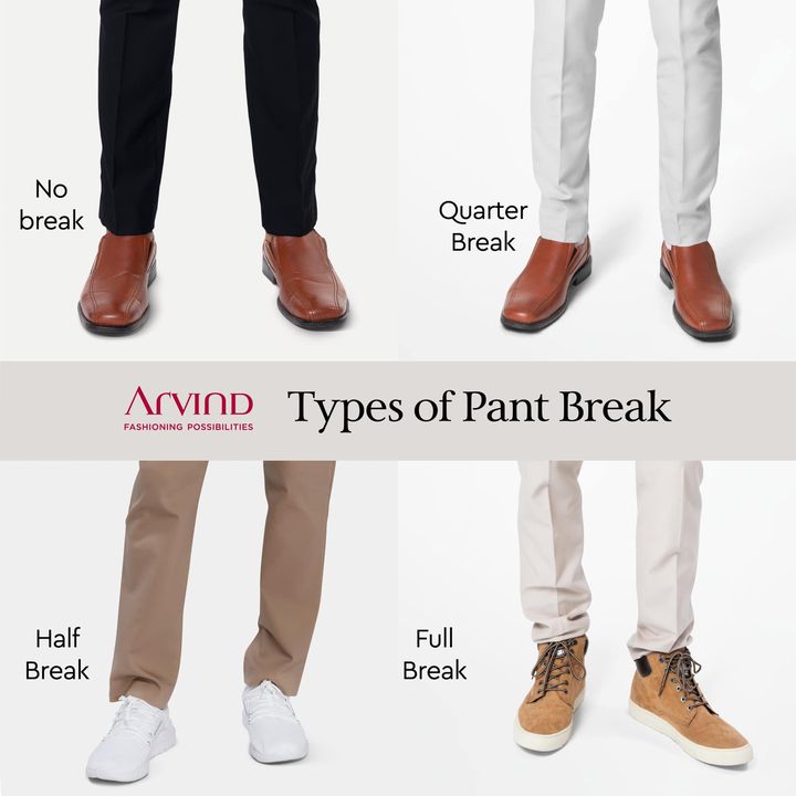 A common question might be asked while you customise your pant is how do you like your pants to break? The “break” of the pant is the fold or creasing of fabric that forms at the front of your pant leg, just above where it meets your shoe. Tell us what's your style? 

Shop Now:
https://arvind.nnnow.com
.
.
.
.
.
.
.
.
.
.
.
.
.
#Arvind #FashioningPossibilities #MensWear
#menfashion #menstyle #fashion #men #menswear #style #mensfashion #mensstyle #menwithstyle #fashionblogger #instagood #ootd #model #streetstyle #lifestyle #instafashion #fashionstyle #menwithclass #photography #streetwear #pantsstyling #womenfashion #gentleman #outfit #photooftheday #instagram #outfitoftheday #fashionista #customtailoring