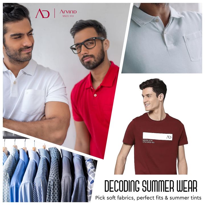Summer is here! Don't dread the brighter and hotter sun. Need a little extra something to get ready for summer? Discover our collection today!

Shop Now:
https://arvind.nnnow.com
.
.
.
.
.
.
.
.
.
.
.
.
.
#Arvind #FashioningPossibilities #MensWear
#menfashion #menstyle #fashion #men #menswear #style #mensfashion #mensstyle #menwithstyle #fashionblogger #instagood #ootd #model #streetstyle #lifestyle #instafashion #fashionstyle #menwithclass #photography #streetwear #pantsstyling #womenfashion #gentleman #outfit #photooftheday #instagram #outfitoftheday #fashionista #customtailoring