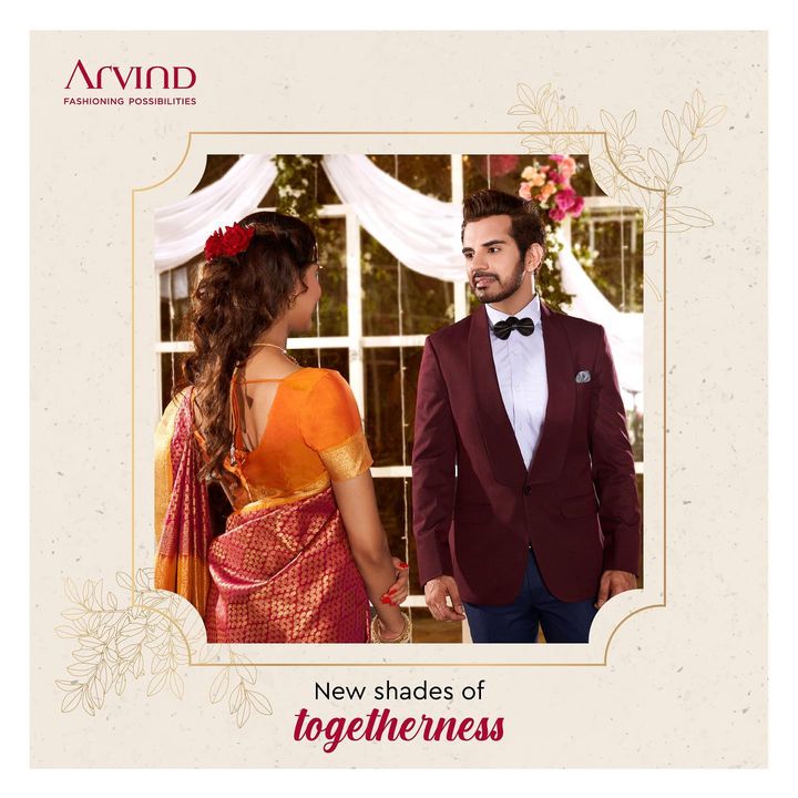 Every color is a happy color when you fall in love. Premium suits are designed with a new color palette to provide you the utmost comfort with the elegant look you deserve for the most important occasions of your life.
.
.
.
.
.
.
.
.
.
.
.
.
.
.
#Arvind #FashioningPossibilities #MensWear
#suits #fashion #style #suitstyle #dresses #mensfashion #onlineshopping #indianwear #tuxedo #weddingwear #ethnicwear #groomclothing  #formalsuits #suiting #receptionattire #instafashion #wedding #designer #indianfashion #suitmaterial #tailoredmade #customfit #jodhpuri #weddingwearformen #fashionblogger #menstyle