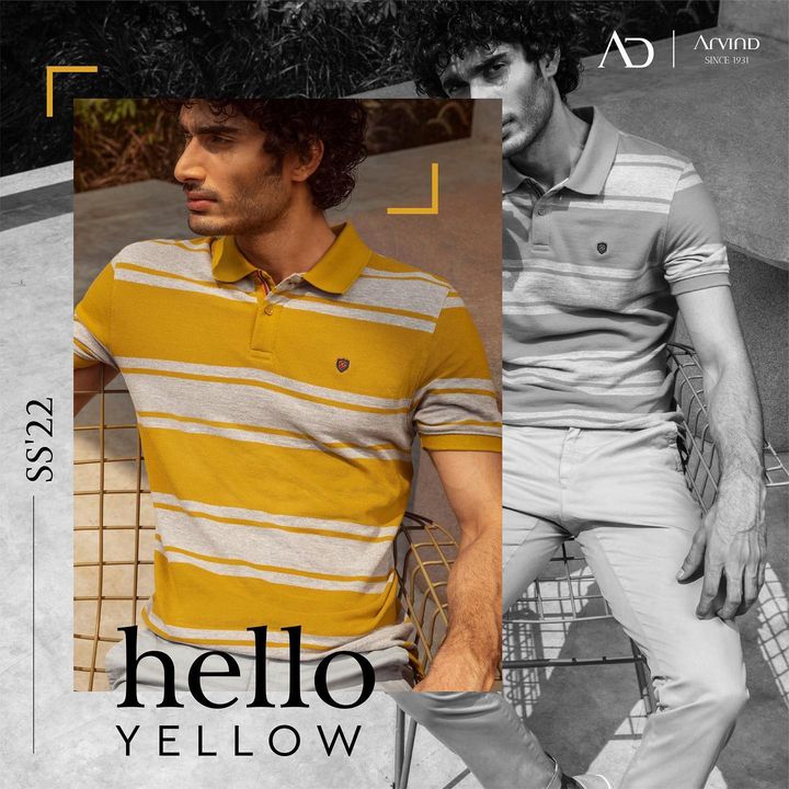 Say hi to the bright side of life! Explore our range of yellow. Its more than just a colour it has the property to exude happy vibes. Wear this bold shade and make a statement!
.
.
.
.
.
.
.
.
.
.
.
.
.
#Arvind #FashioningPossibilities #MensWear
#tshirts #shirts #fashion #apparel #summerwear #tshirtdesign #clothing #shirts #design #polotshirts #officewear #linenclothing #springsummercollection #streetwear #clothingbrand #clothes #clothingline #mensfashion #instagood #arvindcollection #summer #menswear #mensfashion #fashion #menstyle #style #mensstyle #summerclothing