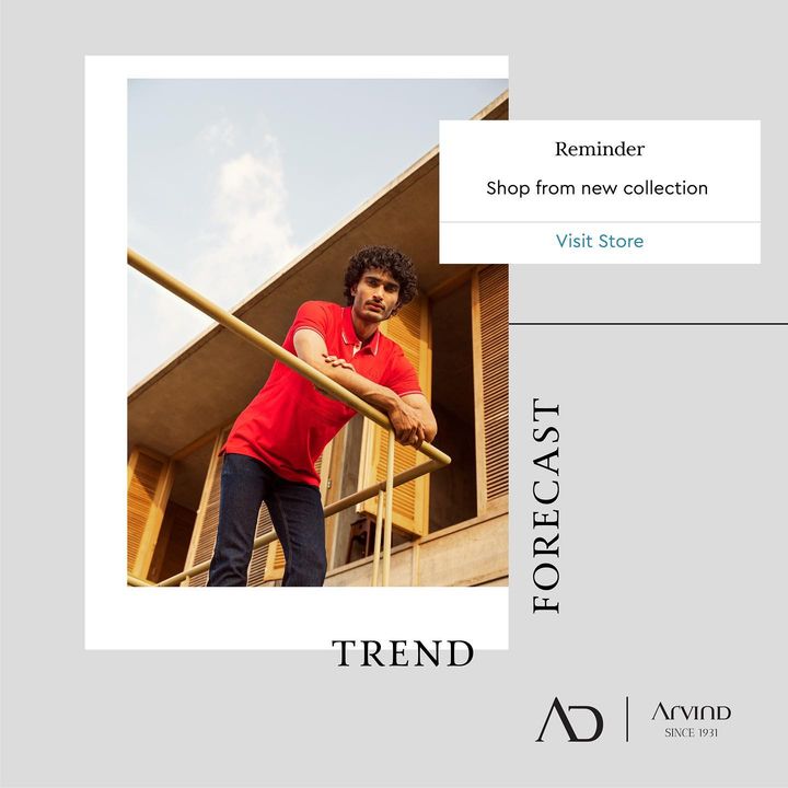 Enjoy summer fashion with an entire new collection to perfectly transition from this summer to the next season.
.
.
.
.
.
.
.
.
.
.
.
.
.
#Arvind #FashioningPossibilities #MensWear
#newcollection #fashion #style #tshirts #shopping #fashionstyle #ootd #madeinindia #onlineshopping #summer #instafashion #outfit #instagood #outfitoftheday #fashionista #newarrivals #fashionblogger #handmade #shoppingonline #shirts #ss #collection #shoponline #fabric #instagram #shop #customtailoring