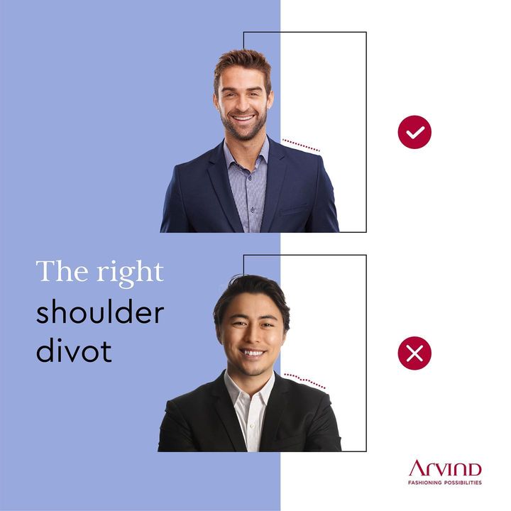 Shoulder divots can be caused by the armhole of a jacket not matching up in the wearer’s shoulder size and angle. You can use this tip to pick the right fitting!
.
.
.
.
.
.
.
.
.
.
.
.
.
#Arvind #FashioningPossibilities #MensWear
#newcollection #fashion #style #tshirts #shopping #new #fashionstyle #ootd #madeinindia #onlineshopping #summer #instafashion #outfit #instagood #outfitoftheday #fashionista #newarrivals #fashionblogger #handmade #shoppingonline #shirts #collection #shoponline #fabric #instagram #shop #customtailoring