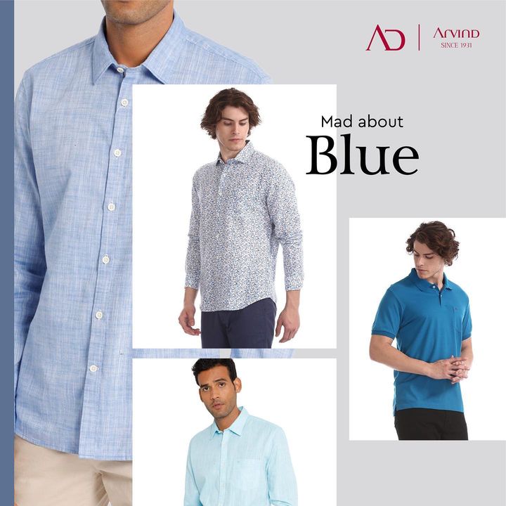 Colour meets classics. With these blue hues from Arvind, you’re all set to be effortlessly stylish. 
.
.
.
.
.
.
.
.
.
.
.
.
.
 #Arvind #FashioningPossibilities #MensWear
#formalwear #fashion #formal #officewear #mensfashion #style #menswear #formalclothes #casualwear #partywear #ootd #instafashion #wedding #fashionblogger #onlineshopping #suit #instagood #shirts #formalcollection #clothing #officewear #weddingwear #photography #trending #menstyle #suits #instagram #arvindcollection