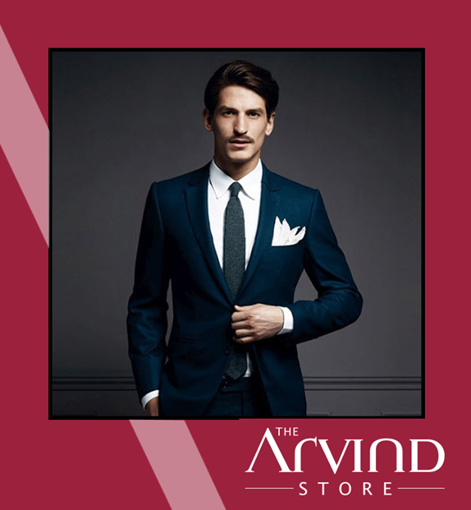 #SuitRule1 - 
The width of the tie should match the width of the lapel. 

#TAS #Fashion #TheArvindStore