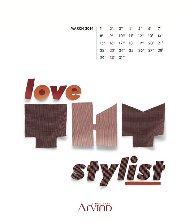 The #stylish 2014 #TAS #Calendar for the month of #March!

Go ahead dress up your desktop with it!