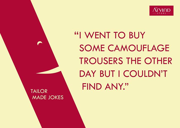 Time for some #TailorMade jokes!

#MensFashion #TheArvindStore #TAS