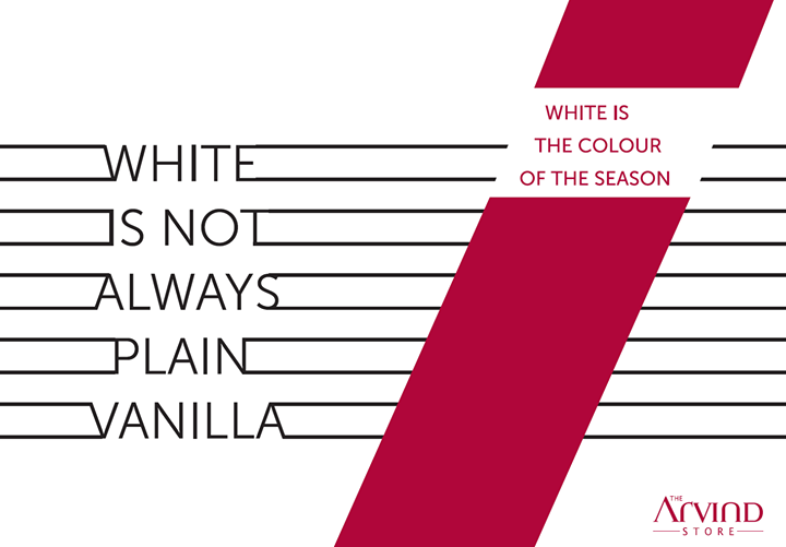 #Color of the season! Is #White your favorite hue?

#MensFashion #TheArvindStore