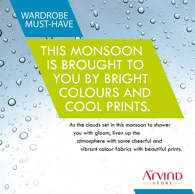 Live up the #Monsoon with #BrightColors !

#TheArvindStore #MensFashion #TAS
