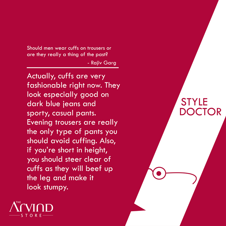 The #StyleDoctor is here to clarify your #Fashion doubts!

#MensFashion #TAS #TheArvindStore