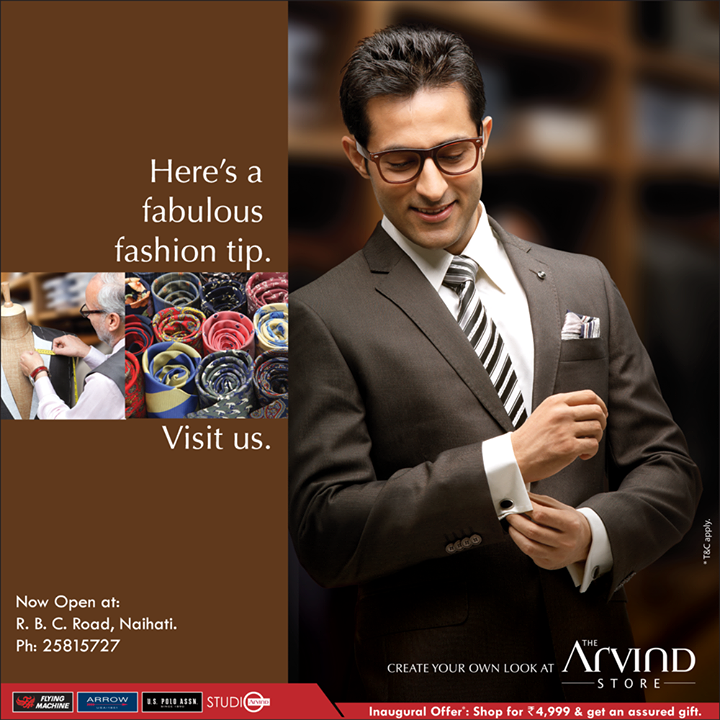Visit us at the newest Fashion destination in town! 

#TheArvindStore now open at Naihati!