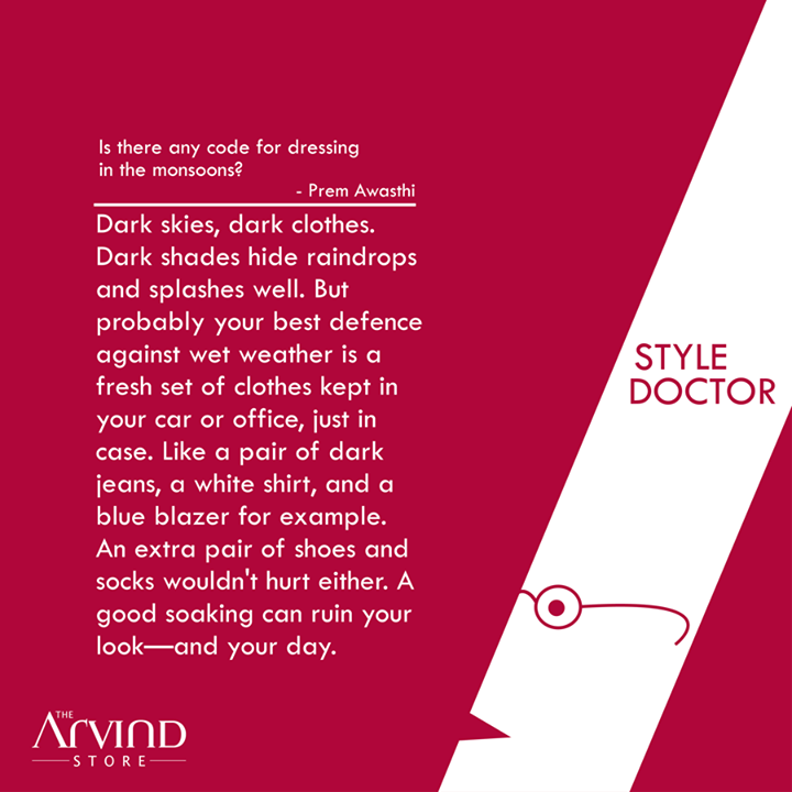 The Arvind Store,  StyleTips, StyleDoctor!, MensFashion, TAS, TheArvindStore
