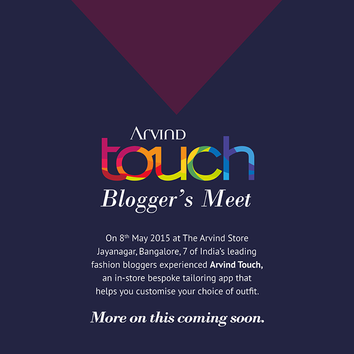 A fashion meet like never before @ The Arvind Store, Jayanagar