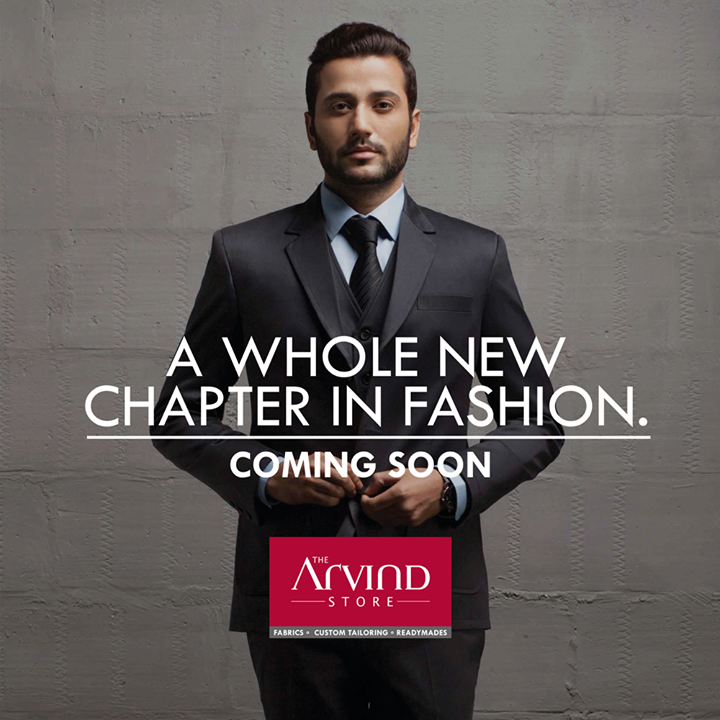 A new chapter in #Fashion! #ComingSoon

#MensFashion #TAS #TheArvindStore