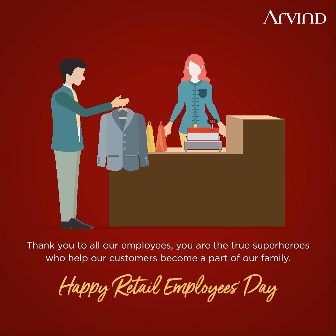 Always bridging the gap between Product and People. 
Celebrating you today. #HappyRetailEmployeesDay