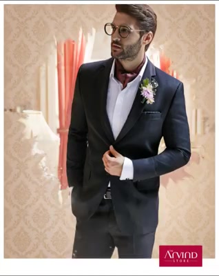 Wedding receptions are usually a lot of fun. Infuse it with opulence by donning this premium black cut & sew notch lapel suit from our Handcrafted Ceremonial Collection. Book an appointment today - http://bit.ly/TASBookAnAppointment