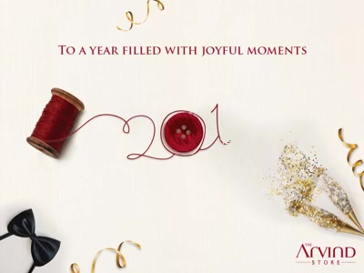 May this New Year be bright and lighten up your life with love and happiness. The Arvind Store wishes you a very #HappyNewYear