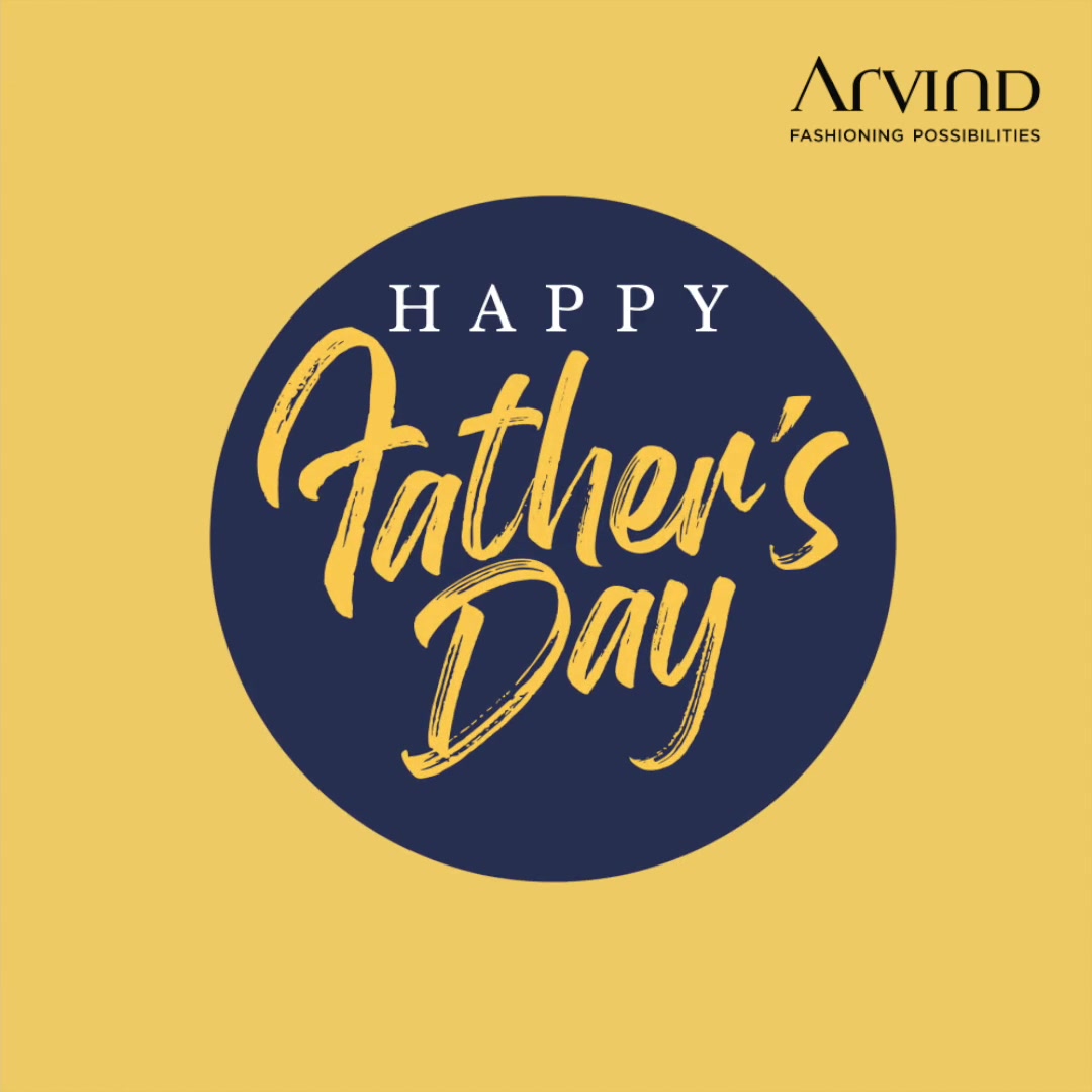 Happy Father's Day. 
Celebrate in style with up to 50% off* on arvind.nnnow.com 

#HappyFathersDay
#Father #Dapper #Dad 
#Love  #Respect 
#Arvind  #Menswear #ADbyArvind