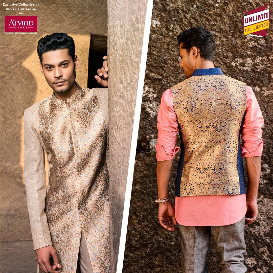 Unsure of what to wear for your best friend’s special day? Choose from our magnificent brocade ensembles. Exclusive collection by @kunalaniltanna Avail the look - Link in bio.
#UnlimitTheLimited
#mensstyle
#mensstyleguide
#MensFashion #dapper #designer #exclusivecollection #KunalAnilTanna