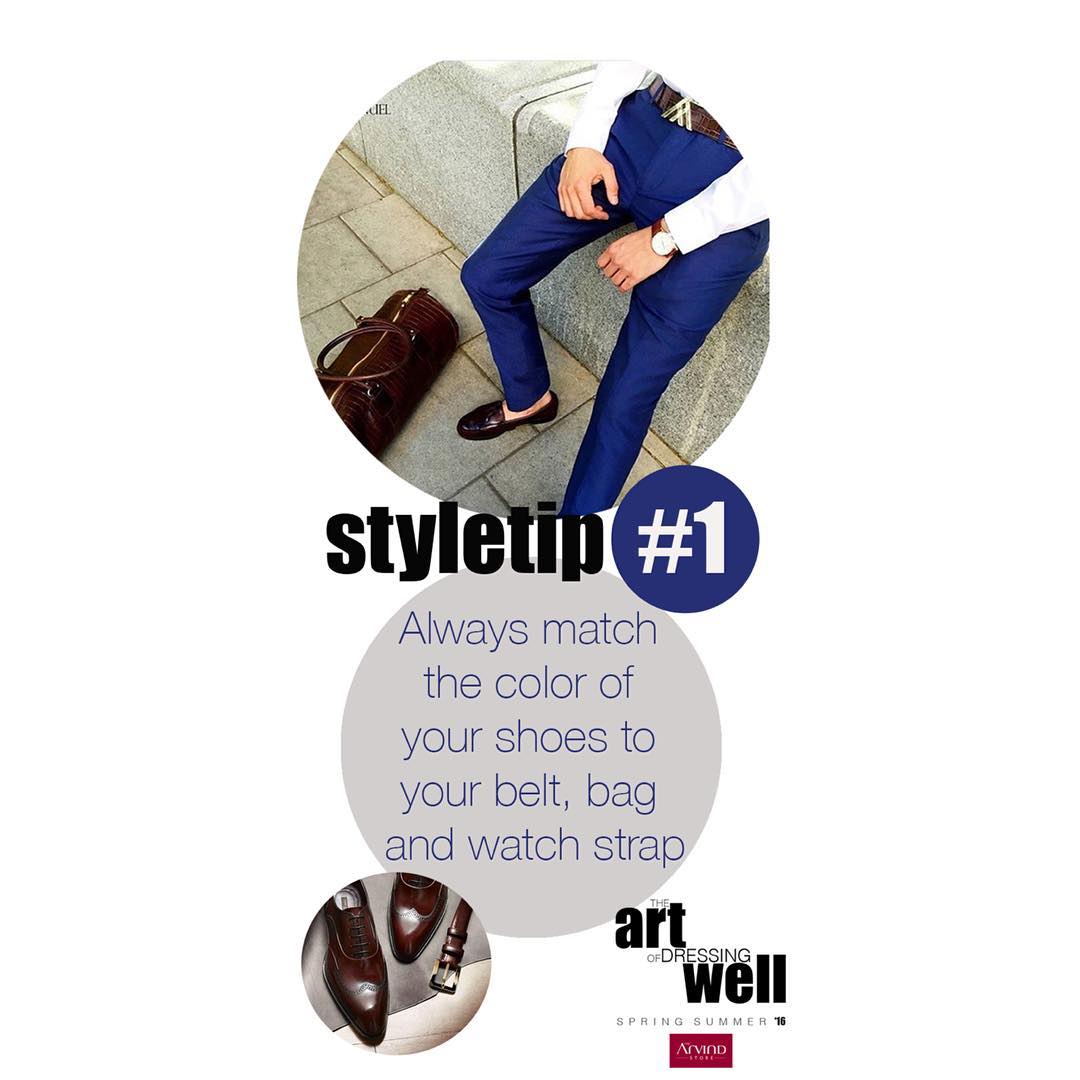 A gentleman always matches the color of his shoes with his belt and watch strap. If you are a keen perfectionist match even the texture! Have all the 3 in burgundy croc leather for example. Watch this space for more #style tips directly from our Fashion Director and become a connoiseur of #theartofdressingwell #dapper #instafashion #gentlemanstyle #dappertradition #featuremenfashion #fashionaddict #dappered #menoffashion #fashionformen #mensfashionreview #manterest #fitoftheday #gentlemanwithstyle #styleoftheday #dapperedmen #love #mensfashionpost #tailoring #gentleman #bespoke​