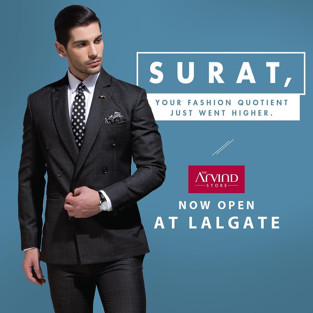 Gentlemen, get ready for another wave of fashion at Surat. Come, rediscover your favourite fashion destination at yet another location in the city. Inaugural offer: Shop for Rs 3999 & get a double wallet worth Rs 999 absolutely free. T&C Apply.
#dappertradition #featuremenfashion #fashionaddict #dappered #menoffashion #fashionformen #mensfashionreview #manterest #fitoftheday #gentlemanwithstyle #styleoftheday #dapperedmen #love #mensfashionpost #tailoring #gentleman #bespoke​