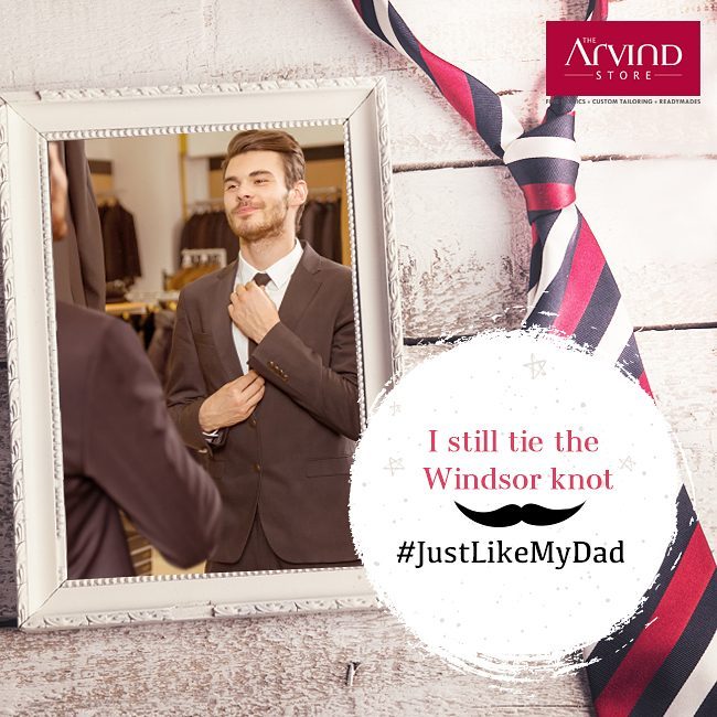 We all have that one style we have adapted from our dad, that still remains with us.

Upload a photo with your father and tell us about that unique style with the hashtag #JustLikeMyDad

Note: Do follow and tag @thearvindstore in your entries. 
#contest #fashionformen #igers #contestalert #arvindstore #fathersday