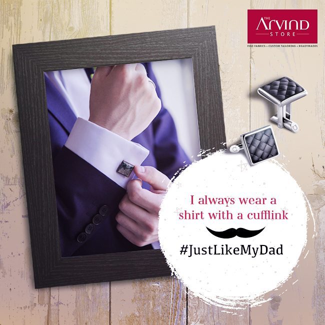 We all have a bit of our dad in the way we dress.

Upload a photo with your father and tell us about that unique style with the hashtag #JustLikeMyDad

Note: Do follow and tag @thearvindstore in your entries. 
#contest #fashionformen #igers#contestalert #arvindstore #fathersday